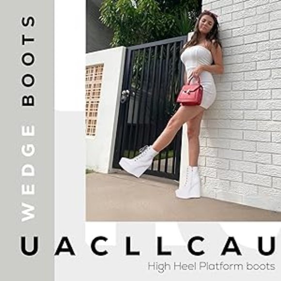 Platform Wedge Pointed Toe Ankle Boots - Picture 2 of 5